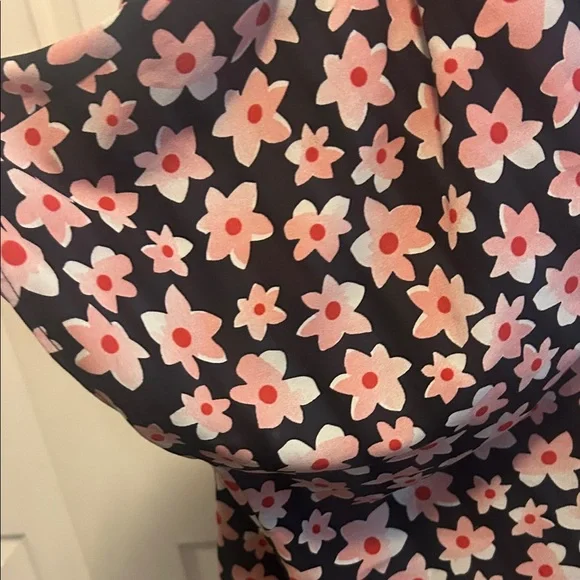 CAbi Black Tunic with Pink Floral Print - Picture 4 of 6